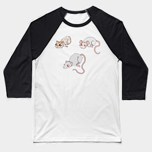 Special Girls Club (Hamster, Rat & Mouse) Baseball T-Shirt